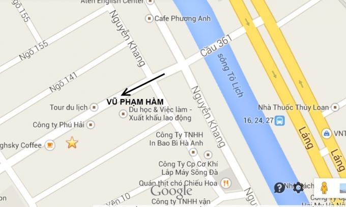 Cho thuê văn phòng tầng 4 số nhà 146 mặt phố Vũ Phạm Hàm