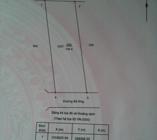 Cần bán lô đất 2 mặt tiền tại thôn Bãi Giếng Trung, Cam Đức, Cam Lâm, gần nhà thờ Nguyện