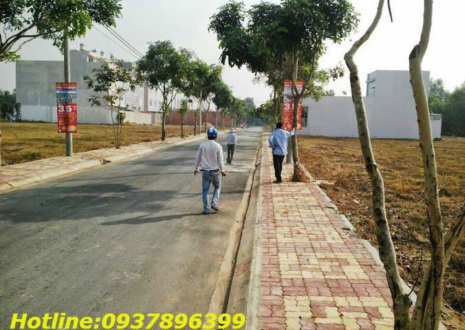 Bán đất nền khu dân cư Tân Đức, Đức Hòa, Long An, giá 1.8 tr/m2. DT 125m2, gọi ngay 0937.896.399