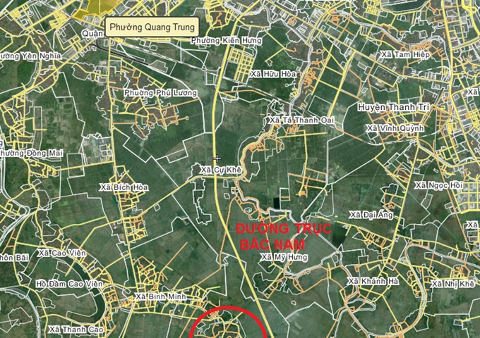 Bán đất thổ cư thôn Đại Định, xã Tam Hưng, HN, 410 triệu, 45m2, sổ đỏ