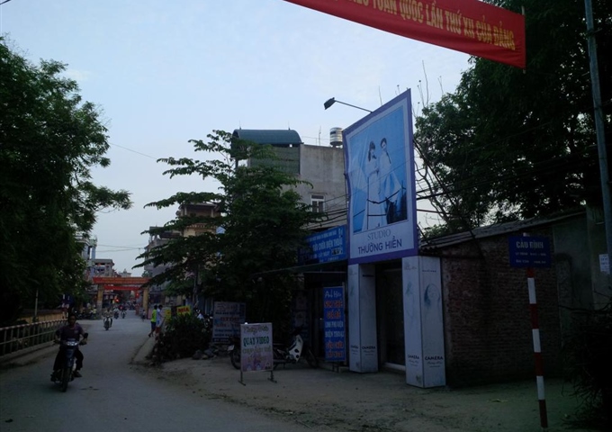 Bán đất thổ cư thôn Đại Định, xã Tam Hưng, HN, 410 triệu, 45m2, sổ đỏ