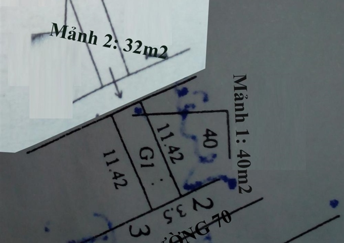 Cần bán gấp nhà mặt đường Đại Mỗ (đường 70) gần chợ sáng và chợ chiều Đại Mỗ