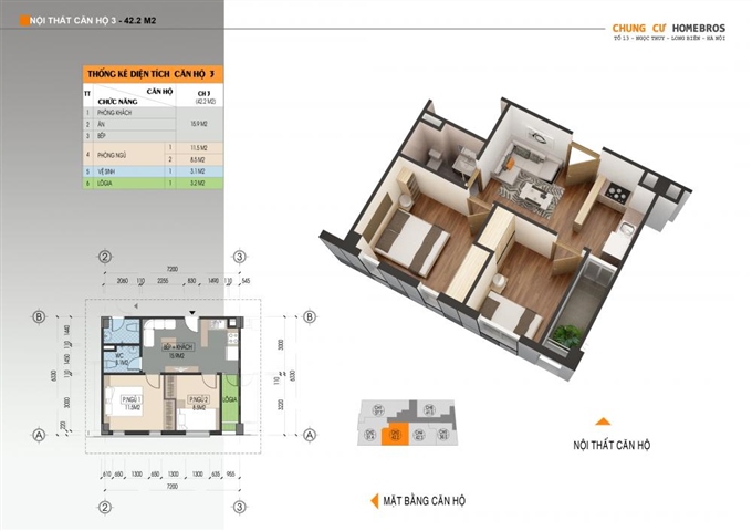 Bán căn hộ chung cư mini 42-57m2 tại Ngọc Thụy, Long Biên, giá gốc chủ đầu tư chỉ từ 680 triệu