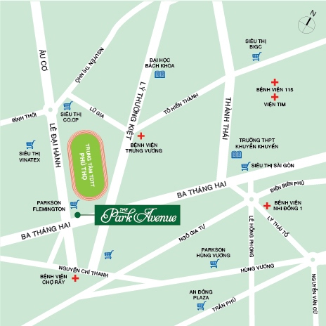 Bán căn hộ The Park Avenue, gần nhà sách Phương Nam, quận 11