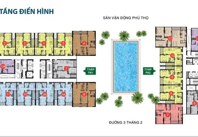 Bán căn hộ The Park Avenue, gần nhà sách Phương Nam, quận 11