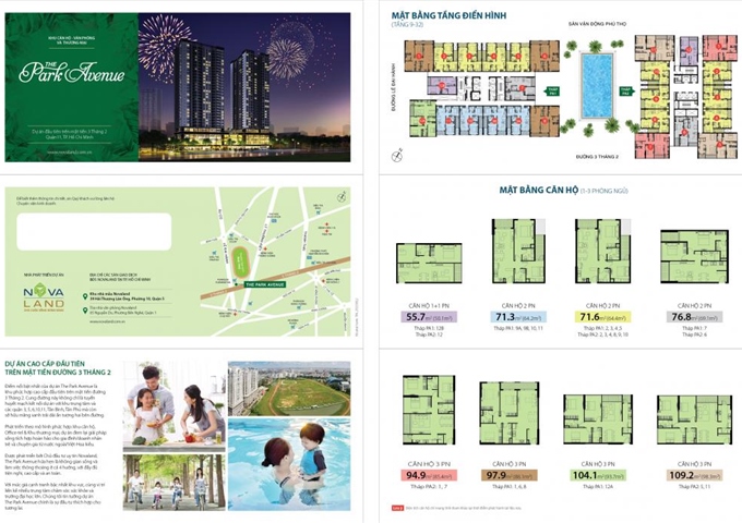 Bán căn hộ The Park Avenue, gần nhà sách Phương Nam, quận 11