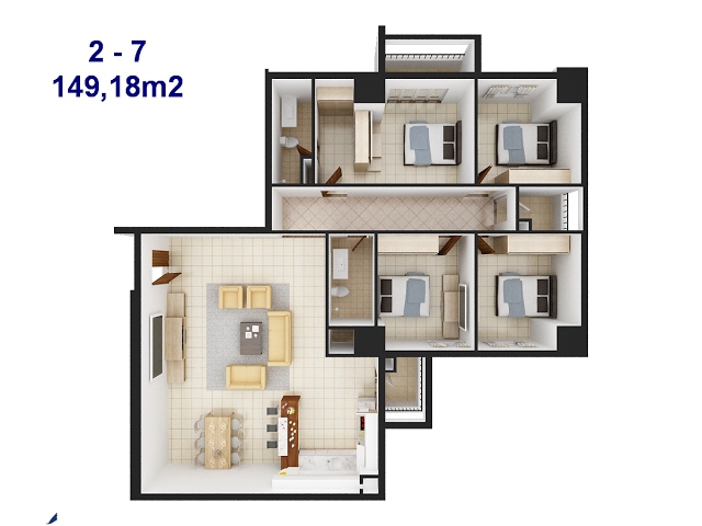 Bán căn hộ chung cư tòa 1A, Vinaconex 7, 136 Hồ Tùng Mậu, Bắc Từ Liêm, Hà Nội