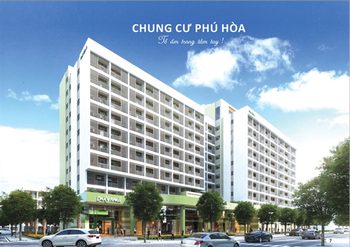 Chủ đầu tư Biconsi bán căn hộ chung cư - nhà ở xã hội Phú Hòa. LH: 0936707887