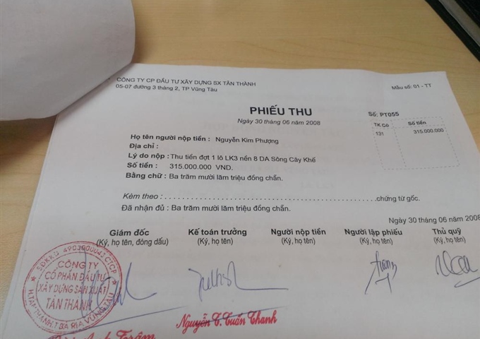 Bán đất nền dự án Sông Cây Khế, P12, TP. Vũng Tàu. 450tr/100m2 LH: 0938.969.962