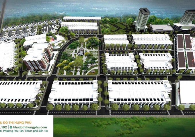 Khu đô thị Hưng Phú Bến Tre - giá sock cuối năm