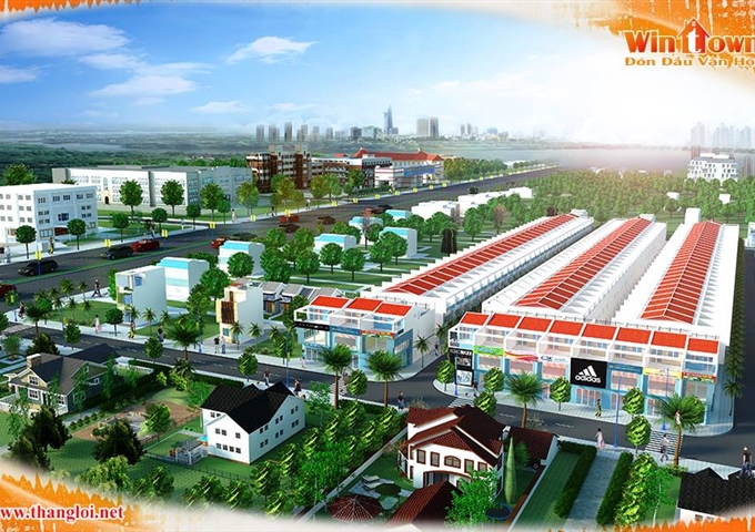 Dự án Wintown nằm ngay sau cổng KCN Tân Đức - Đối diện ĐH Tân Tạo - Chỉ 199tr/nền/90m2
