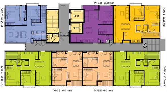 Căn hộ Toplife Tower 376 Điện Biên Phủ, P11, Q10, đối diện BV Bình Dân, 2.2 tỷ/căn - 0903124589