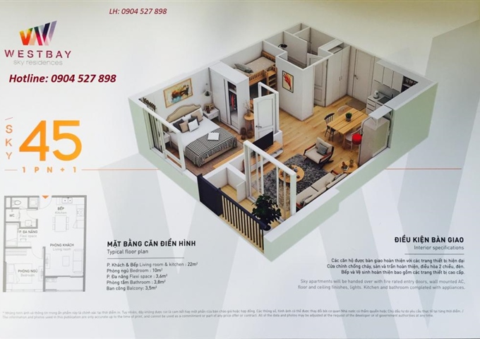 Chủ đầu tư chính thức mở bán tòa tháp B đẹp nhất tại chung cư Westbay Ecopark. LH: 0904527898