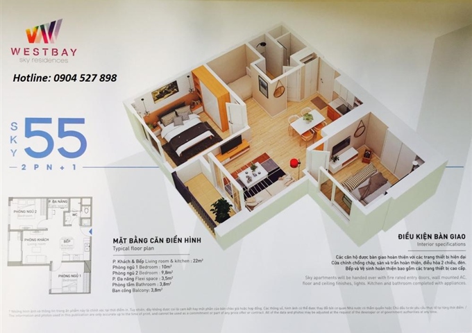 Chủ đầu tư chính thức mở bán tòa tháp B đẹp nhất tại chung cư Westbay Ecopark. LH: 0904527898