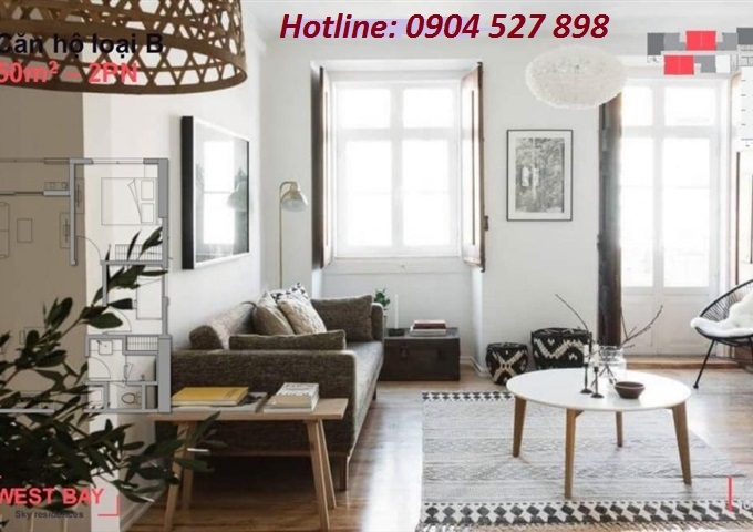 Chủ đầu tư chính thức mở bán tòa tháp B đẹp nhất tại chung cư Westbay Ecopark. LH: 0904527898