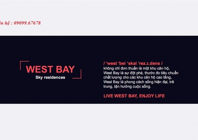Chủ đầu tư chính thức mở bán tòa tháp B đẹp nhất tại chung cư Westbay Ecopark. LH: 0904527898