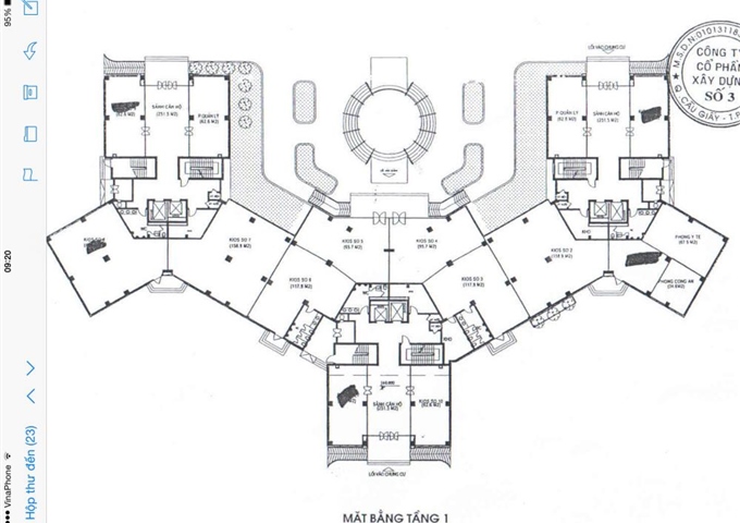 Bán kiot thương mại CT1 Trung Văn Vinaconex 3, trực tiếp ban quản lý dự án 0985242709