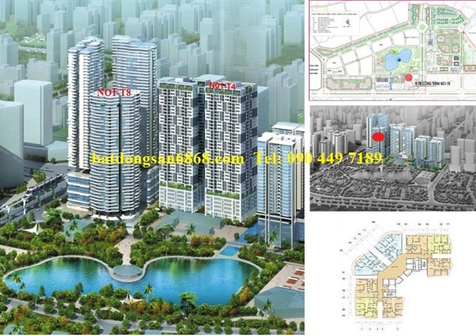 Chung cư NO1 T8 Ngoại Giao Đoàn - Căn hộ thiết kế đẳng cấp - View trọn công viên hồ điều hòa