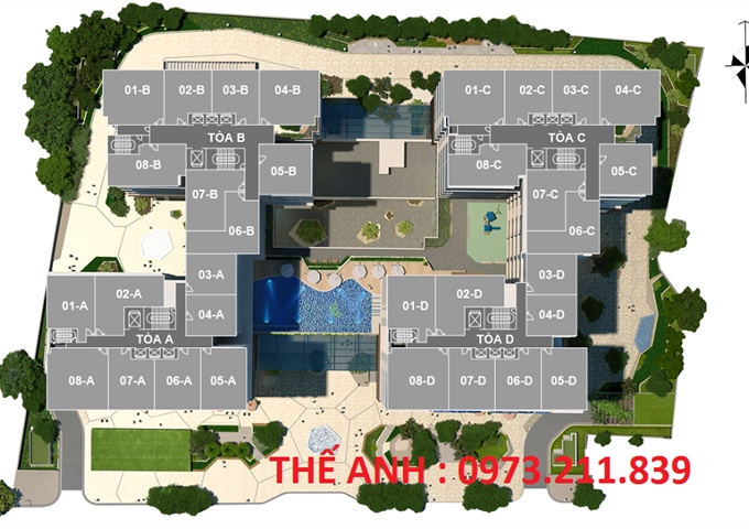 Bán căn hộ chung cư Hòa Phát, 493 Trương Định, Tân Mai