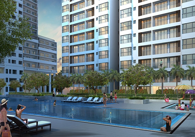 Đường hầm đi bộ qua Crescent Mall và cầu thầy tiêu 3 kết nối Scenic Valley với các khu khác