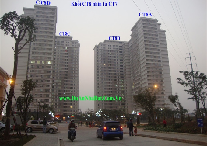 Chính chủ cho thuê căn hộ chung cư CT8 Dương Nội DT 107m2 nhà mới đẹp ĐT 0962267442