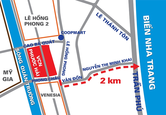 Căn hộ CT3 - VCN Phước Hải, Nha Trang giá chỉ từ 845tr, ngay bờ sông, với nhiều tiện ích