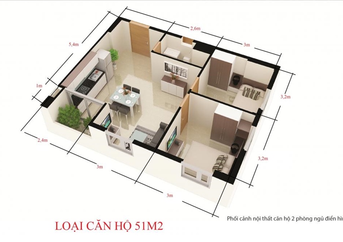 Mở bán đợt cuối căn hộ Becamex KDC Việt - Sing 1 block K1, K2 góc đẹp