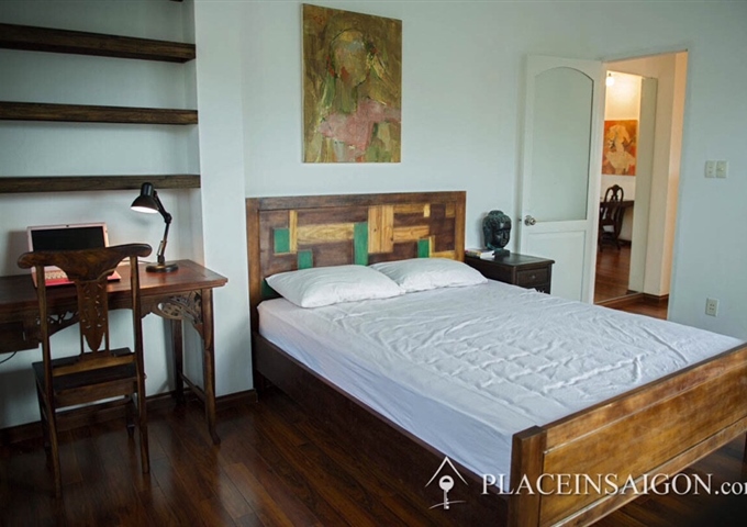 Cho thuê căn hộ chung cư 23A Lê Qúy Đôn, p6, Quận 3, căn hộ 60m2, có ban công, sàn nhà gỗ, đđnt