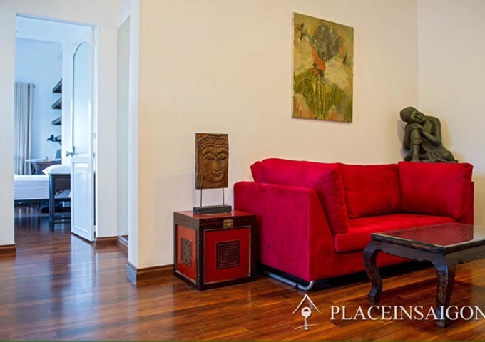 Cho thuê căn hộ chung cư 23A Lê Qúy Đôn, p6, Quận 3, căn hộ 60m2, có ban công, sàn nhà gỗ, đđnt