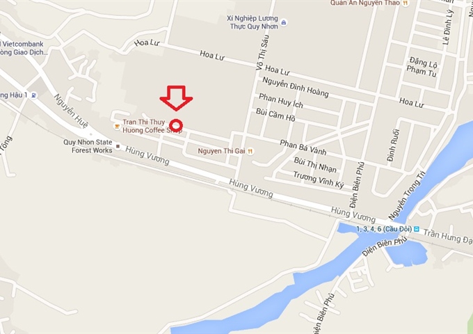 Bán đất ở Quy Nhơn. Cần bán đất mặt tiền đường Lê Cơ