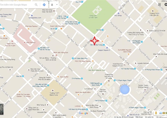 Cực hot- cần bán MT 197 Điện Biên Phủ, P6, Q3. DT: 14x27m. Đang có HĐ cho thuê thẩm mỹ viện