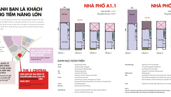 Cho thuê kiot, nhà phố tại Gamuda City & Leparc