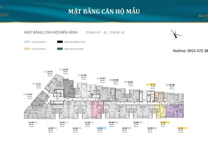 Mở bán chung cư cao cấp Sun Grand City 69B Thụy Khuê- Tây Hồ ra hàng đợt 1 tầng 9,14, 17 tòa S2
