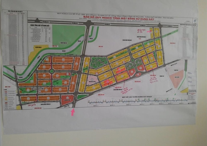 Bán đất liền kề tái định cư Phú Xuân - TP Thái Bình