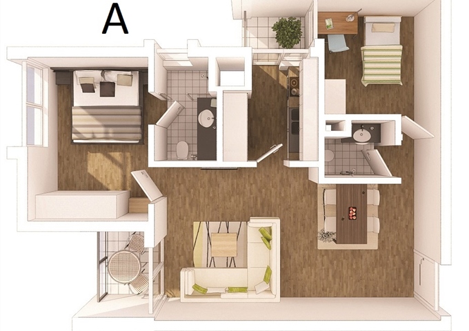 Bán 71m2 chung cư Rừng Cọ Ecopark. DT 71m2 view Vườn Tùng