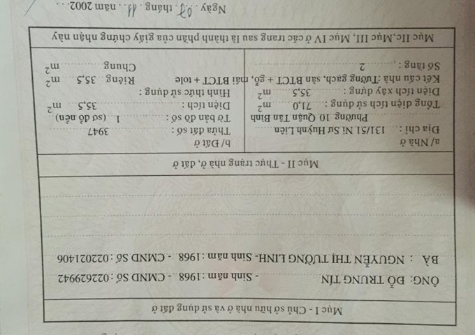 Bán nhà hẻm xe tải, 127/49 Ni Sư Huỳnh Liên, P. 10, Q. Tân Bình (số mới 131/51)