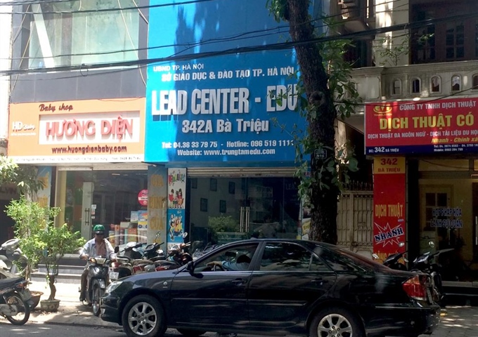 Chuyển nhượng trung tâm tiếng Anh Lead Center 342A Bà Triệu