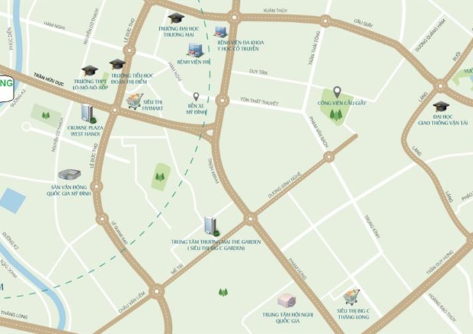 Chung cư KĐT Xuân Phương Quốc Hội bán trực tiếp từ CĐT, giá gốc 17tr/m2