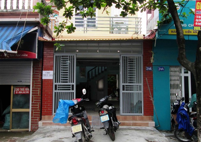 Cho thuê nhà mặt đường 2 tầng Phan Đăng Lưu, Kiến An, Hải Phòng