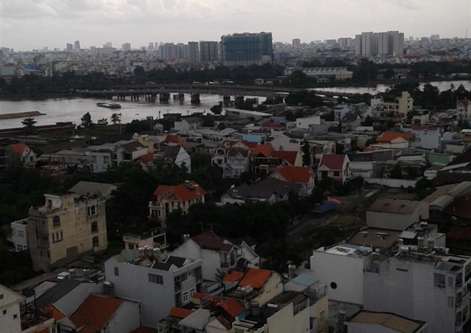 Bán gấp căn hộ Mỹ Long, ngay Phạm Văn Đồng- giá 1,4 tỷ/99m2- view sông, đã có sổ