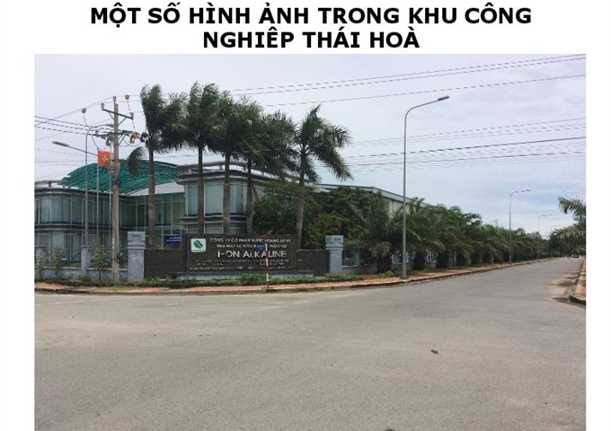 BQL bán/cho thuê xưởng ở KCN Thái Hòa, giá 1.4 tr/m2, NH hỗ trợ 80%, sx BVTV, phân bón, hóa chất