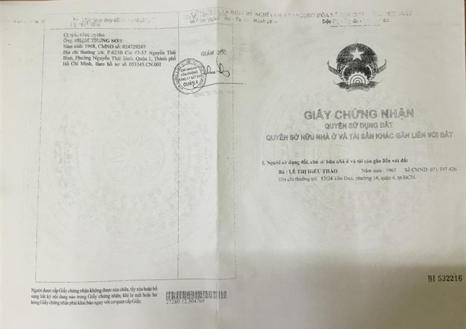 Kẹt tiền cần bán nhà 83/14A đường Tôn Đản, phường 14, quận 4, giá 4.5 tỷ