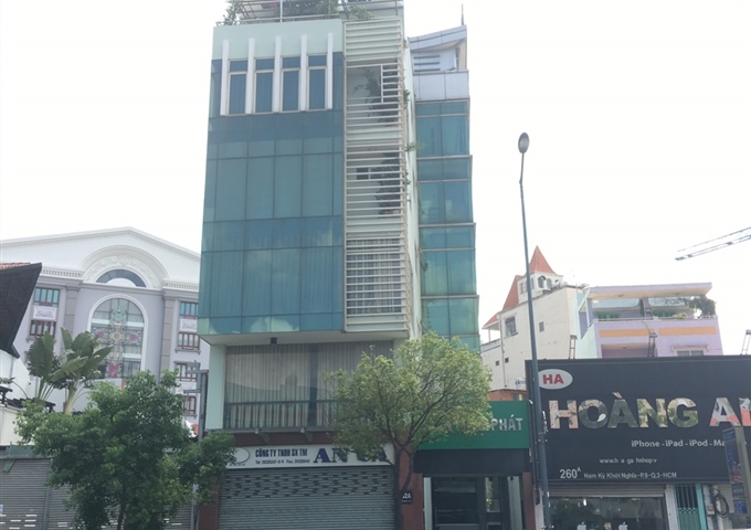 Tòa nhà mặt tiền 262A Nam Kỳ Khởi Nghĩa, quận 3. A. Minh 090.308.1134