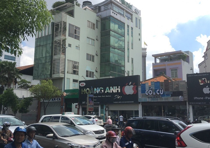 Tòa nhà mặt tiền 262A Nam Kỳ Khởi Nghĩa, quận 3. A. Minh 090.308.1134