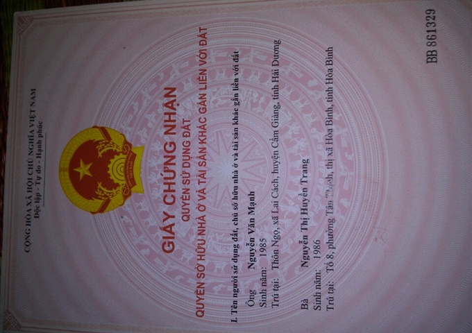  Chính chủ cần bán đất xóm 7, xã Đông Dư, huyện Gia Lâm, Hà Nội 