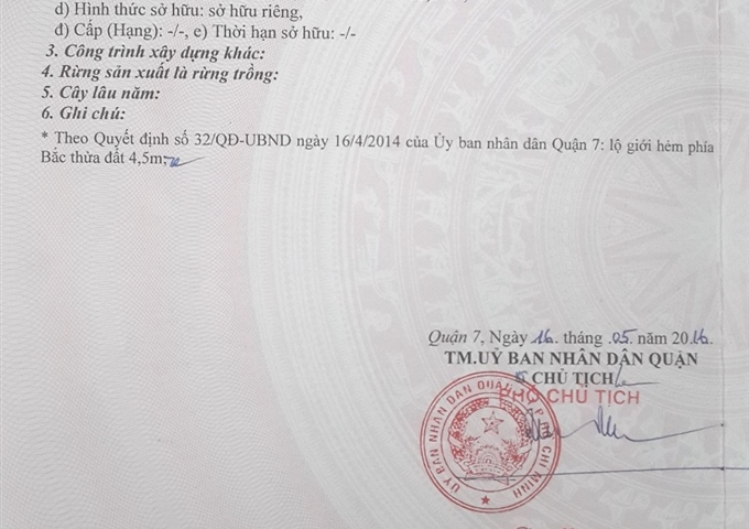 Bán căn 118/36/3 Bùi Văn Ba, P. Tân Thuận Đông, Q7. Quang 090.776.4206