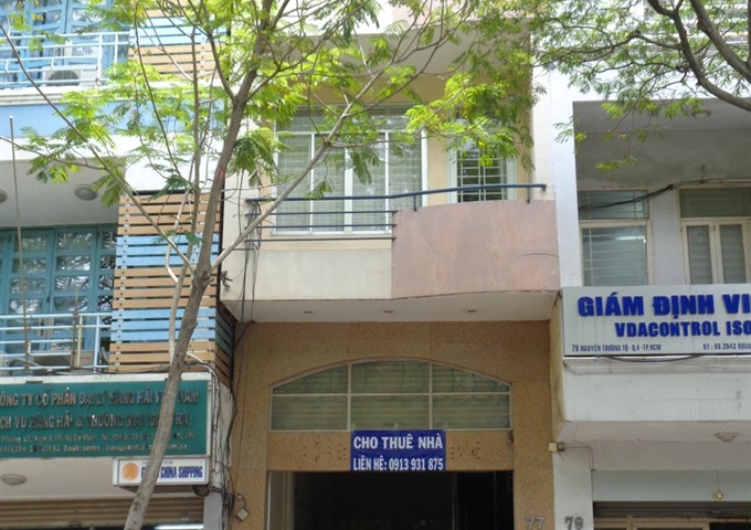 Bán nhà sổ hồng: số 77 Nguyễn Trường Tộ, Phường 12, Quận 4, TP. Hồ Chí Minh