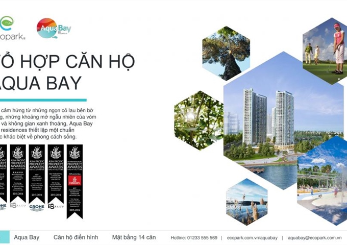 [Chủ đầu tư] Ecopark bán căn hộ CC Aquabay giá ưu đãi, view sang trọng. LH: 0942071988