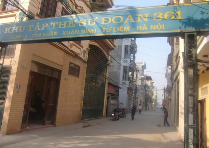 Bán đất mặt đường chính khu tập thể F361 Tân Xuân, Xuân Đỉnh, Hà Nội