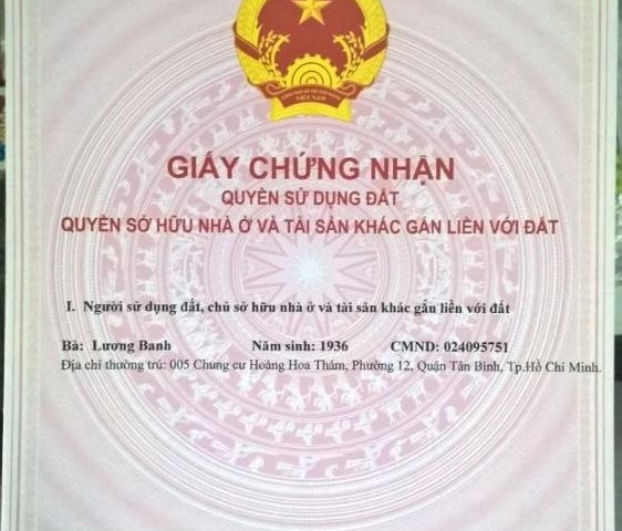 Bán căn hộ (tầng trệt) CC Hoàng Hoa Thám (Khu K300), phường 12, quận Tân Bình, TPHCM